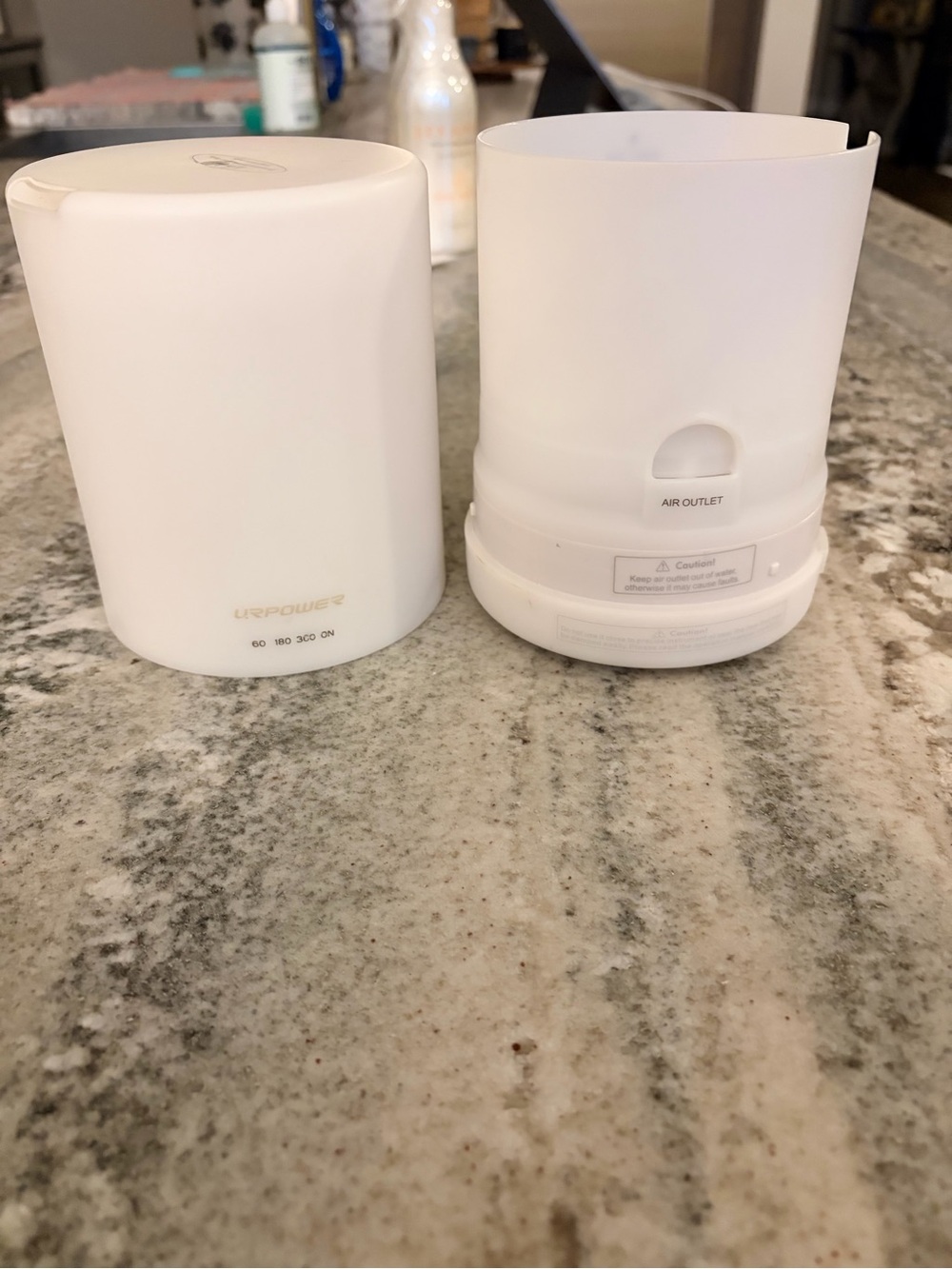 URPOWER White Ultrasonic Essential Oil Diffuser